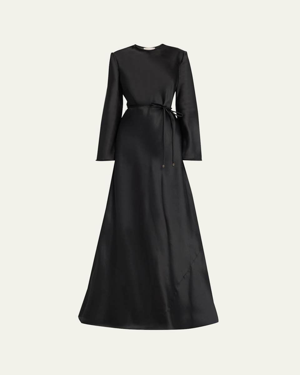 Luminosity Silk Bias Slip dress
